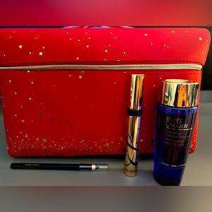 ESTÉE LAUDER Cometic bag, makeup remover, volume mascara and eye pencil